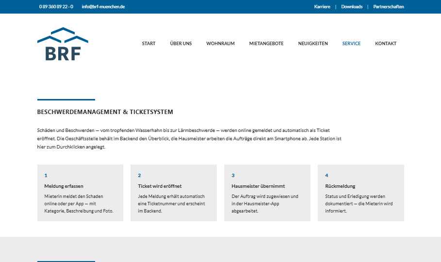 Vorschau Beschwerdemanagement und Ticketsystem