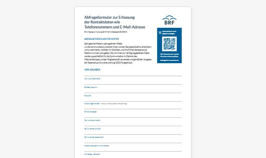 Vorschau der ersten Self-Mailer-Fassung im A4-Format